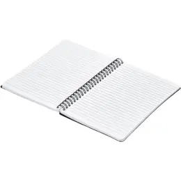 Altitude Noodle A5 Spiral Notebook Black Open